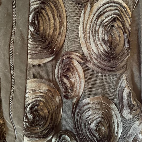 Frank Lyman Floral Applique Bomber Sz 14 - Picture 3 of 4